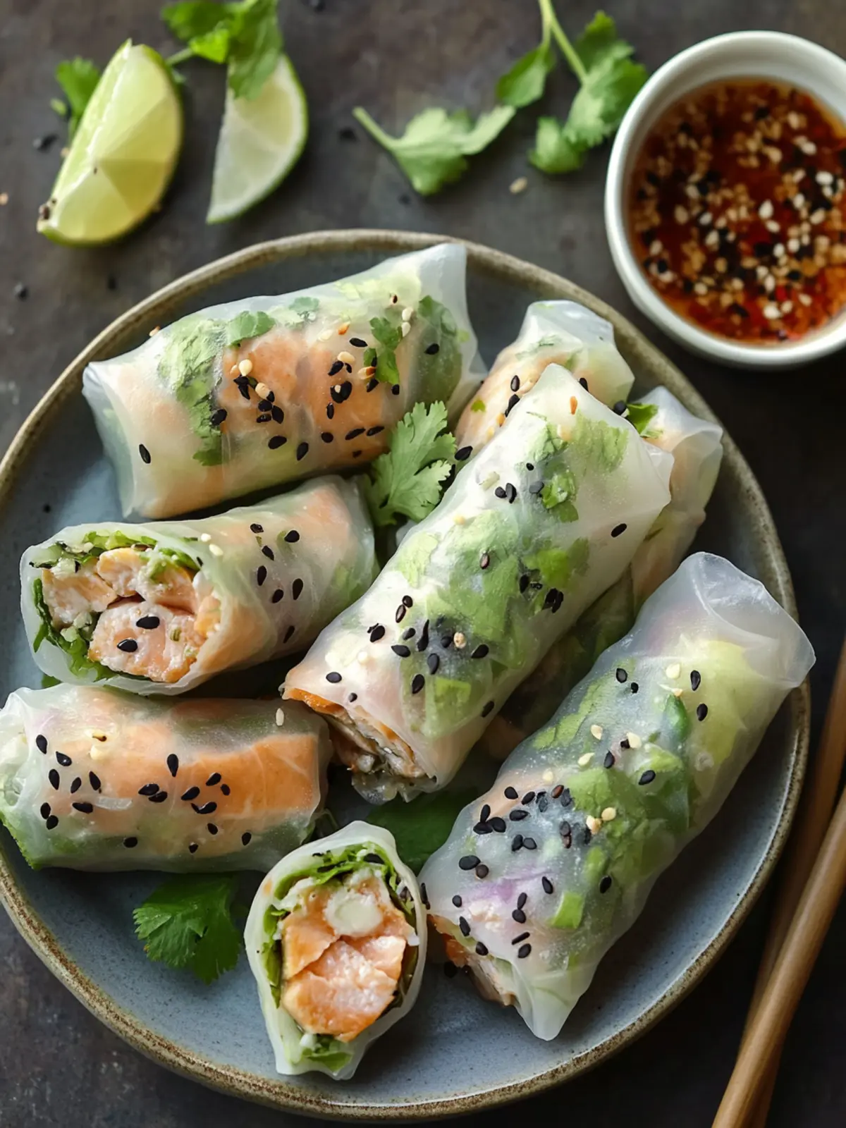 Crispy Gluten-Free Salmon Spring Rolls You Can t Resist 3 Gluten-Free Salmon Spring Rolls