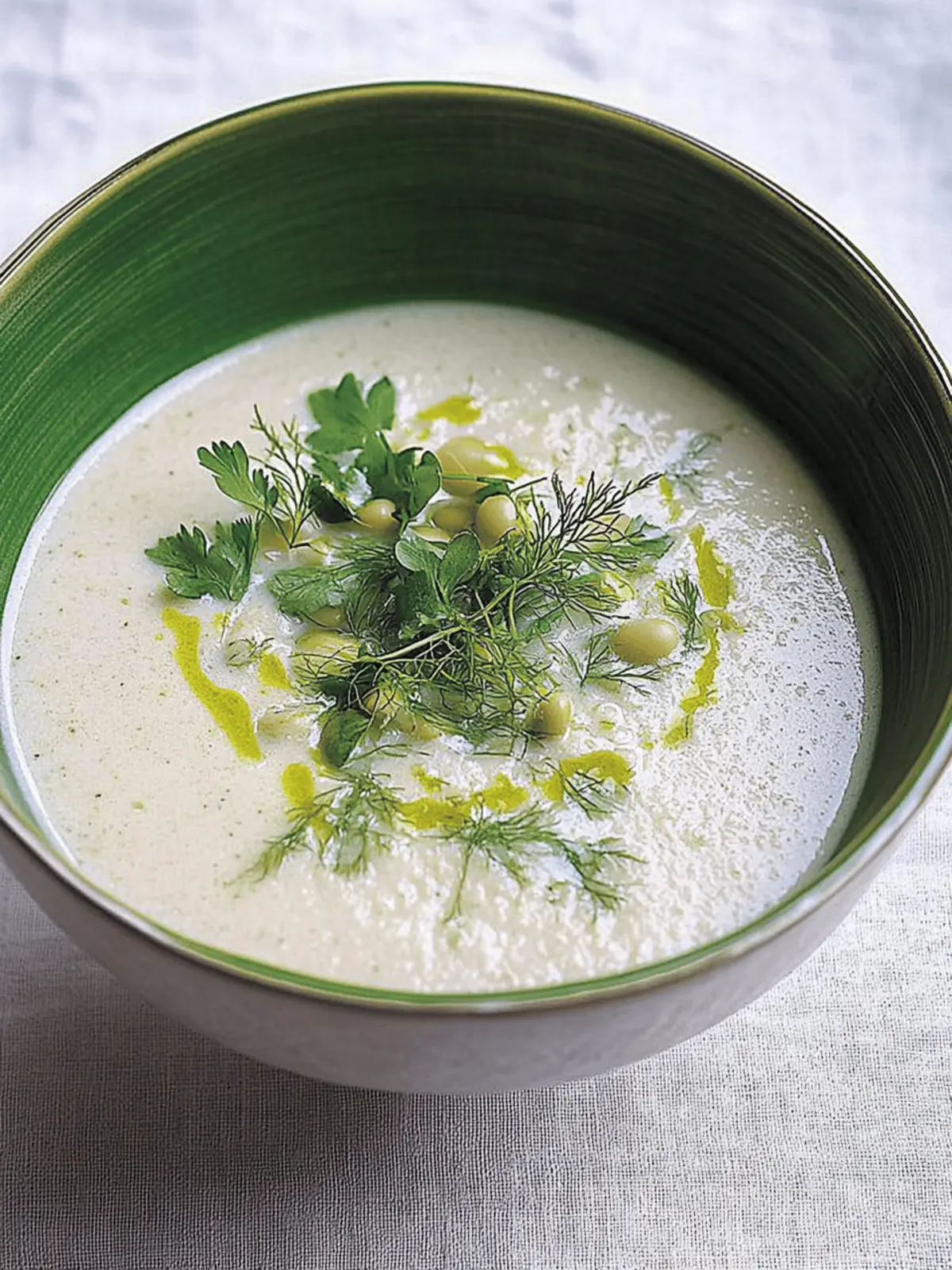 Irresistible Hot Yoghurt and Broad Bean Soup Delight 2 Hot yoghurt and broad bean soup