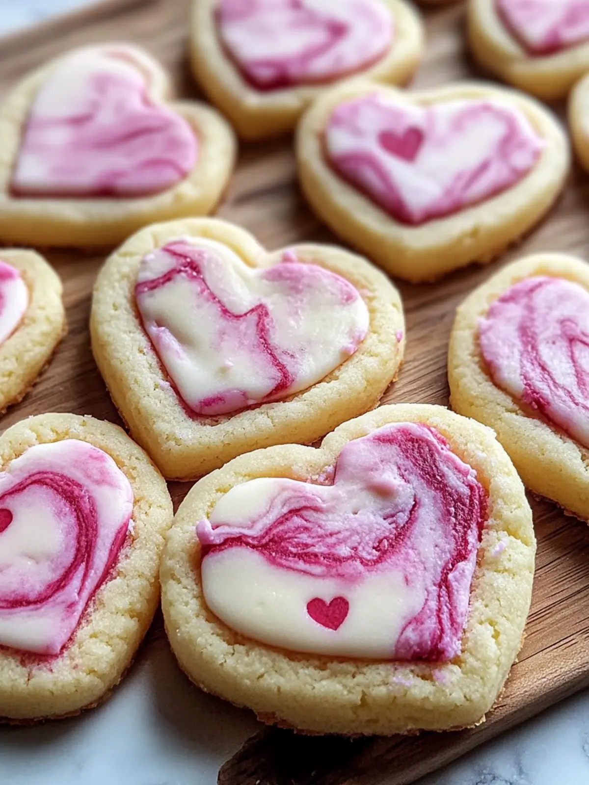 Marbled Valentine Sugar Cookies That Melt Hearts and Delight 3 Marbled Valentine Sugar Cookies