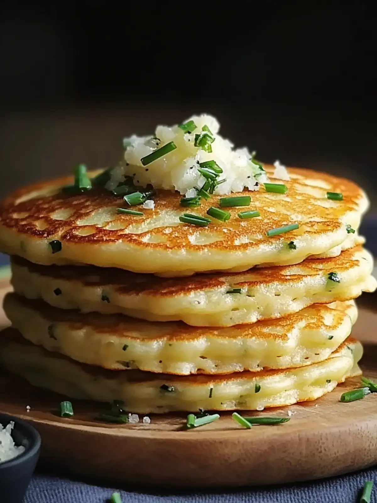 Delicious Cheese & Chive Pancakes to Elevate Your Breakfast 2 Cheese & Chive Pancakes