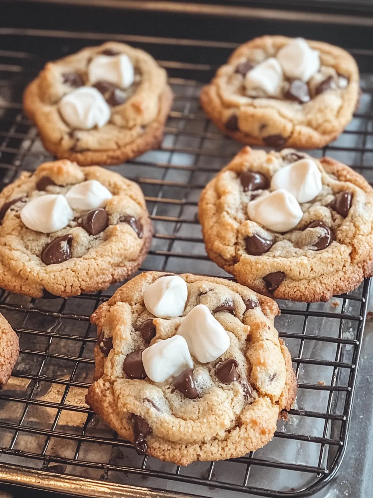 Mouthwatering S'mores Chocolate Chip Cookies to Satisfy Cravings 2 Smore s Chocolate Chip Cookies