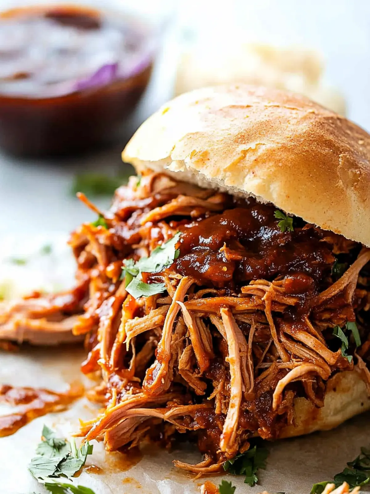 Savory Slow Cooker Pulled Pork with Homemade BBQ Sauce Delight 2 Slow Cooker Pulled Pork with Homemade BBQ Sauce