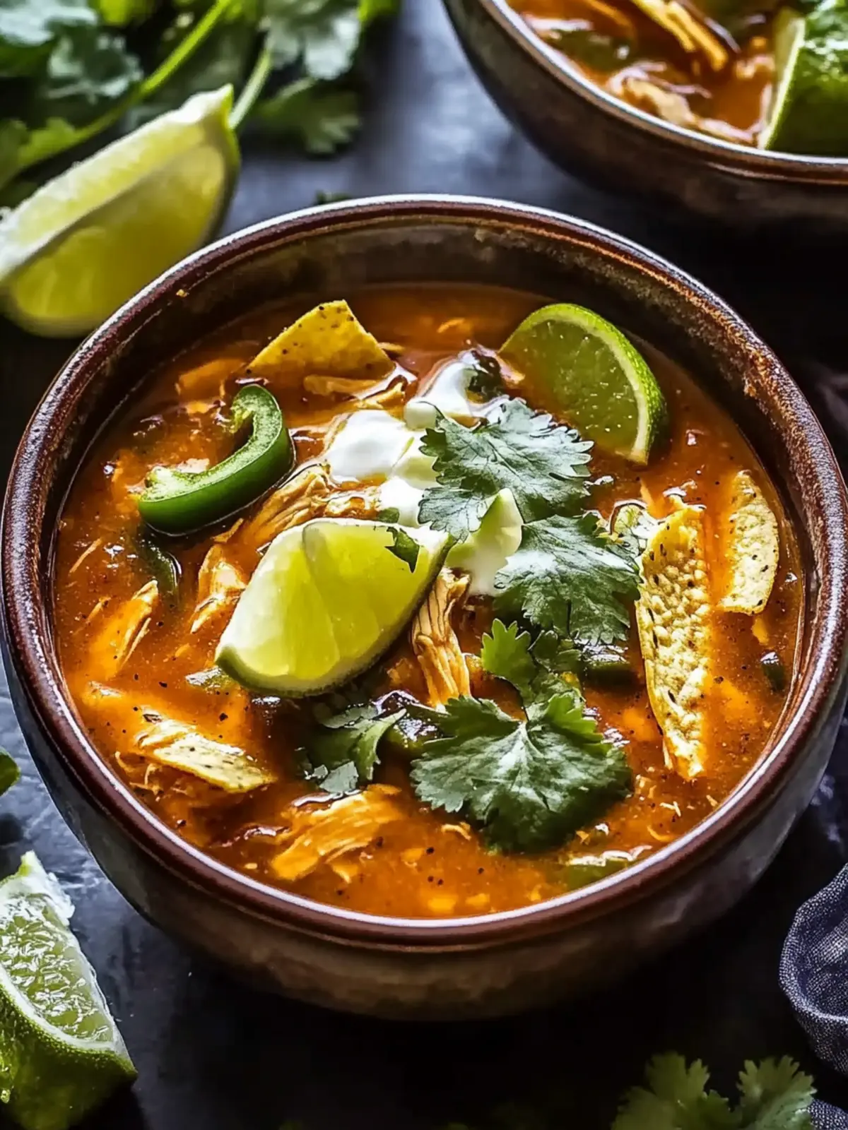 Cozy Up with Poblano Chicken Tortilla Soup Tonight! 2 Poblano Chicken Tortilla Soup