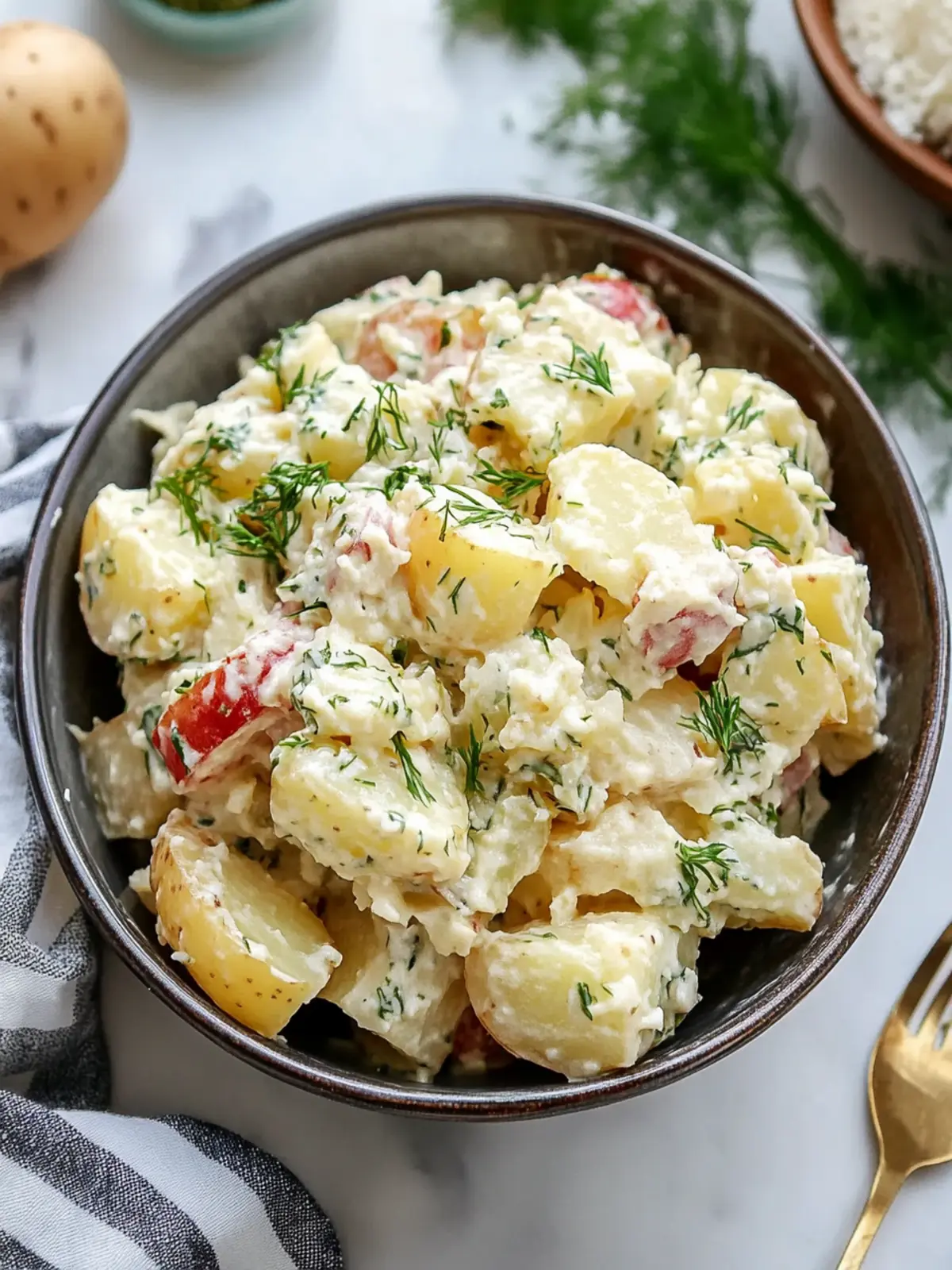 Delicious Jewish Potato Salad with Fresh Dill for Every Occasion 2 Jewish Potato Salad
