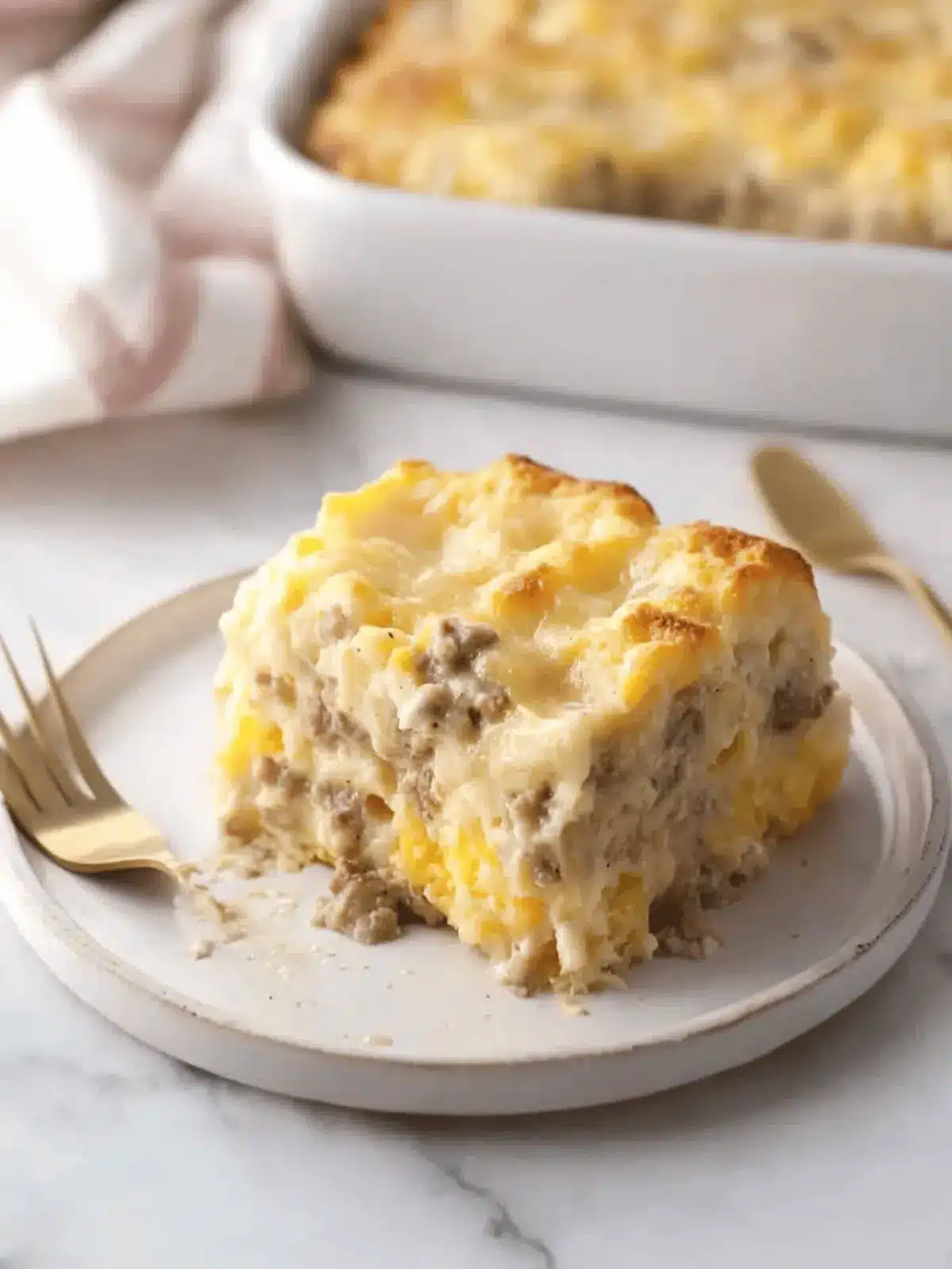 Hearty Biscuits and Gravy Breakfast Casserole for Cozy Mornings 3 Biscuits and Gravy Breakfast Casserole