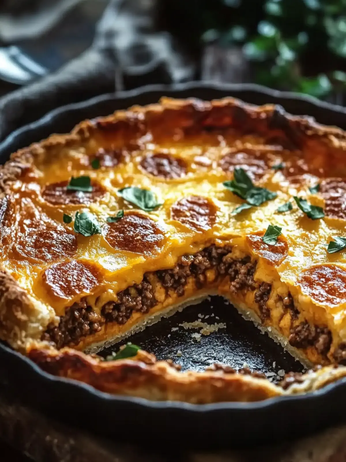 One-Pan Cheeseburger Pie: Quick Comfort for Busy Nights 2 One-Pan Cheeseburger Pie
