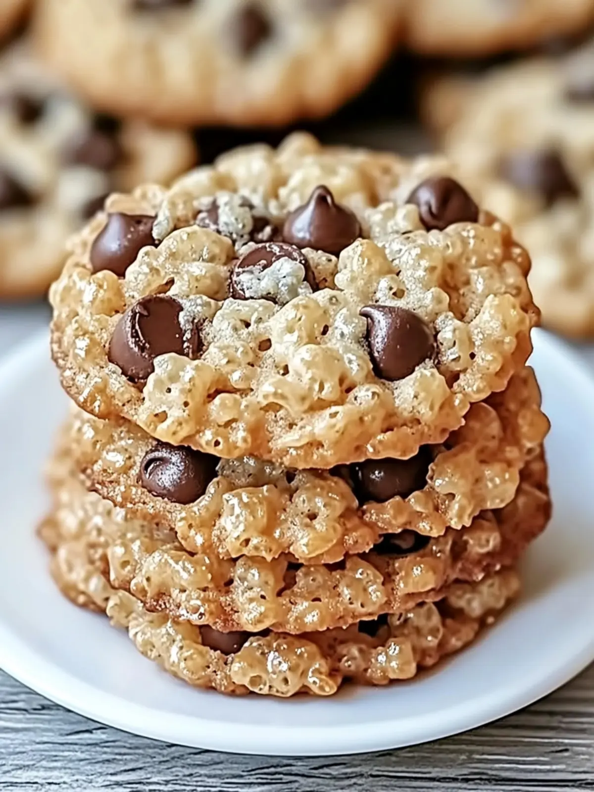Rice Krispie Chocolate Chip Cookies: Irresistibly Chewy Treats 3 Rice Krispie Chocolate Chip Cookies