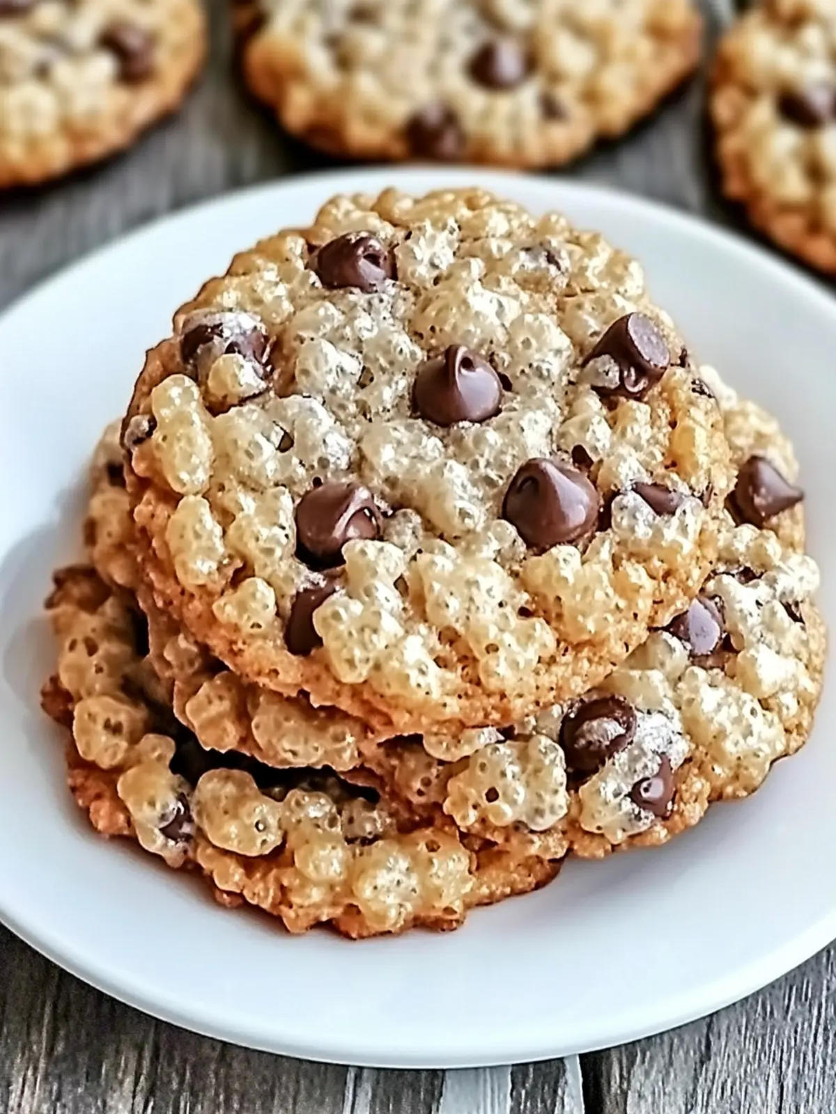 Rice Krispie Chocolate Chip Cookies: Irresistibly Chewy Treats 4 Rice Krispie Chocolate Chip Cookies