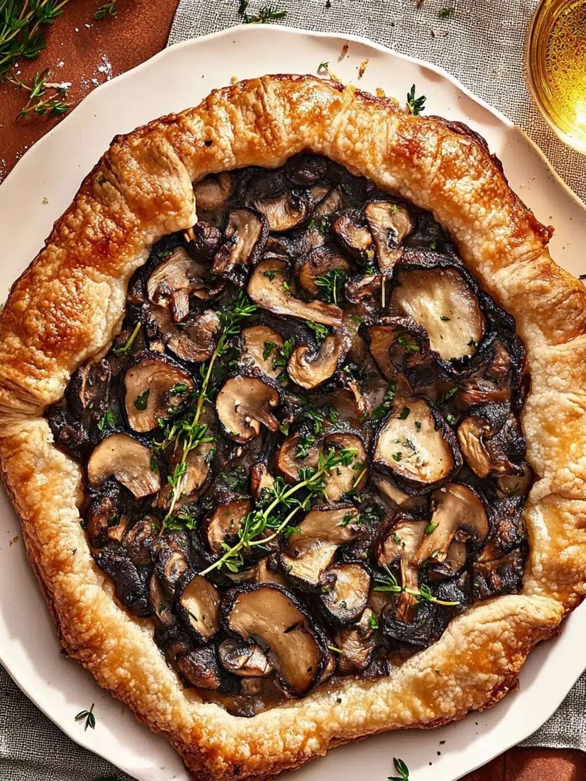 Irresistible Cheesy Mushroom Galette You ll Crave Again 4 Cheesy Mushroom Galette
