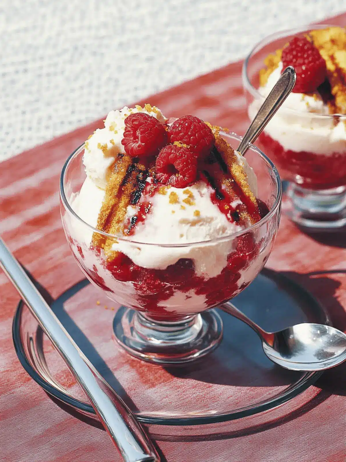 Grilled Pound Cake Sundae with Raspberries for Summer Bliss 3 Grilled Pound Cake Sundae With Raspberries