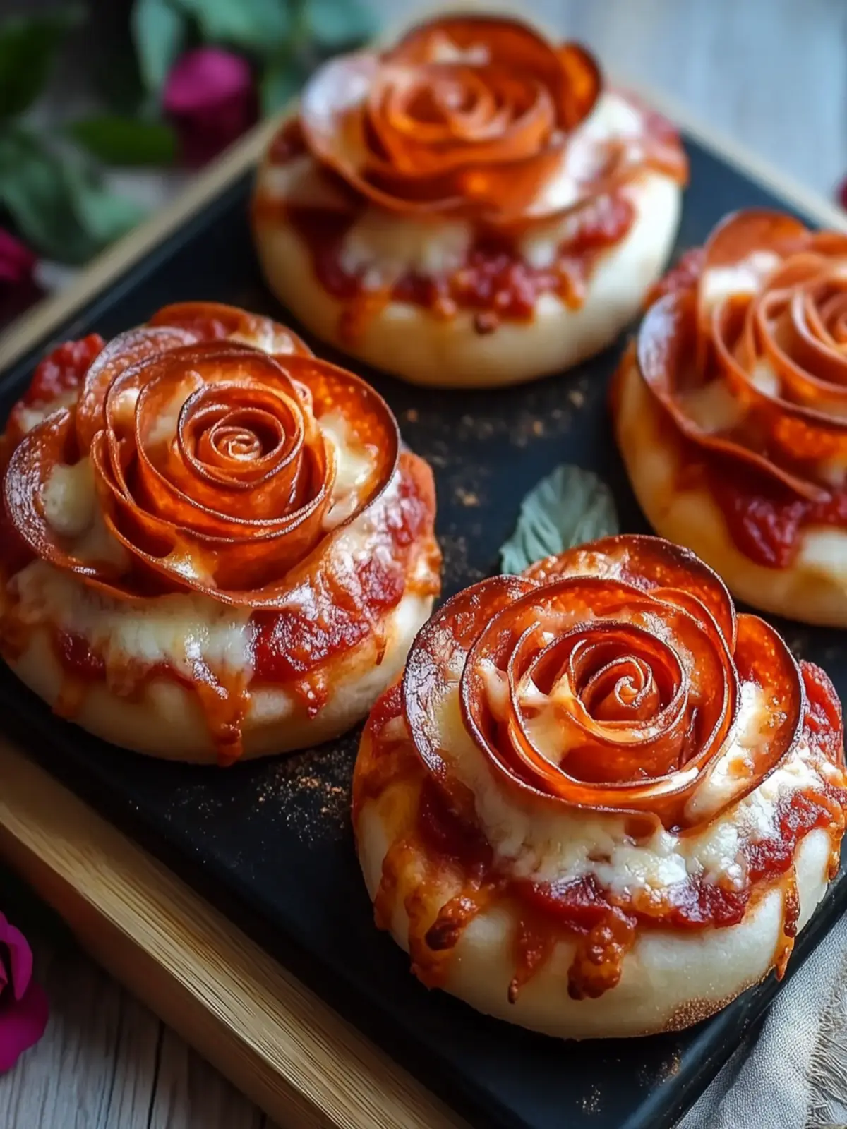 Valentine s Day Pizza Roses: A Heartfelt Homemade Delight 3 Pizza Roses for Valentine s Day