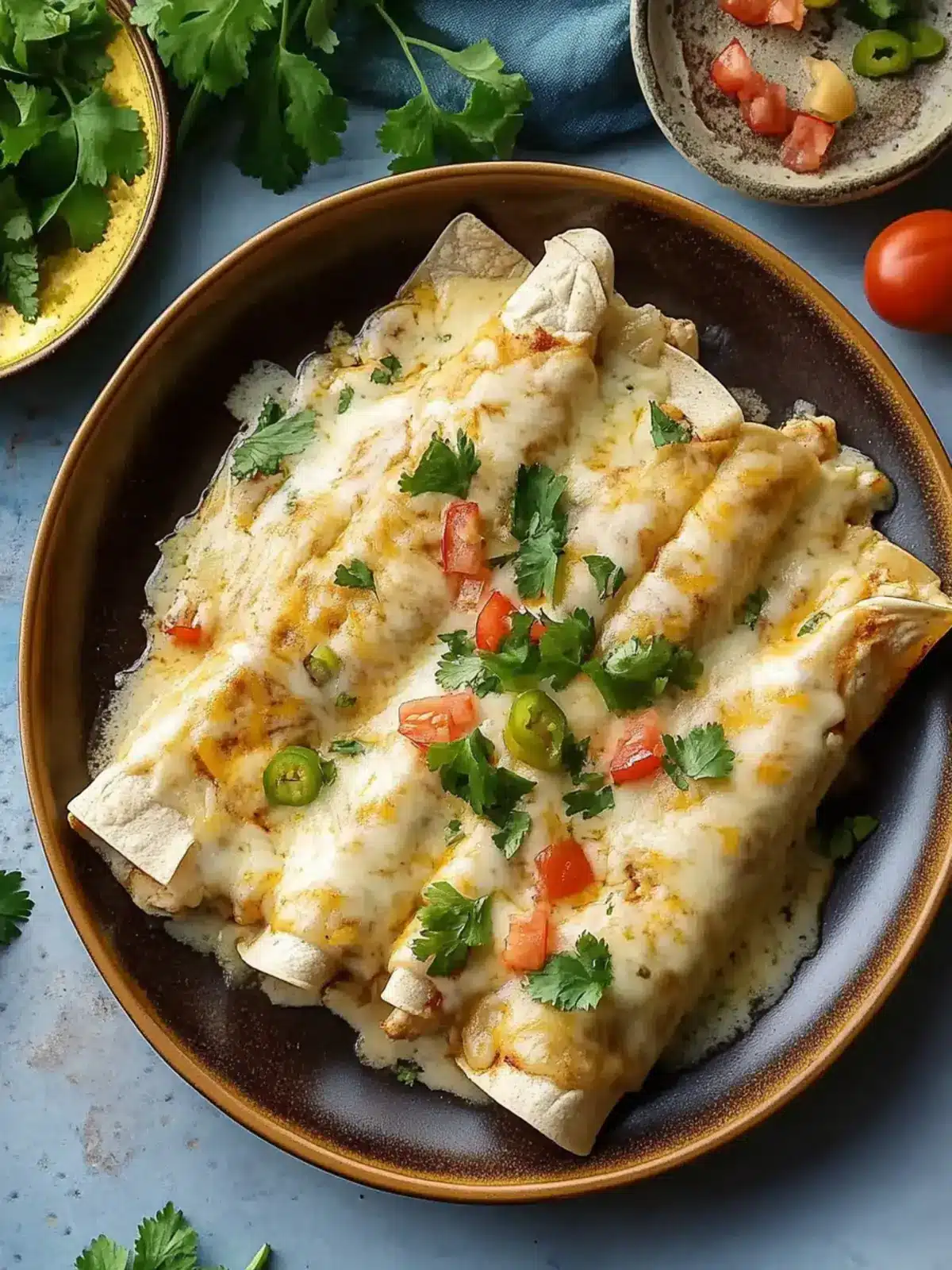 Creamy White Rotisserie Chicken Enchiladas for Family Fun 3 White Rotisserie Chicken Enchiladas