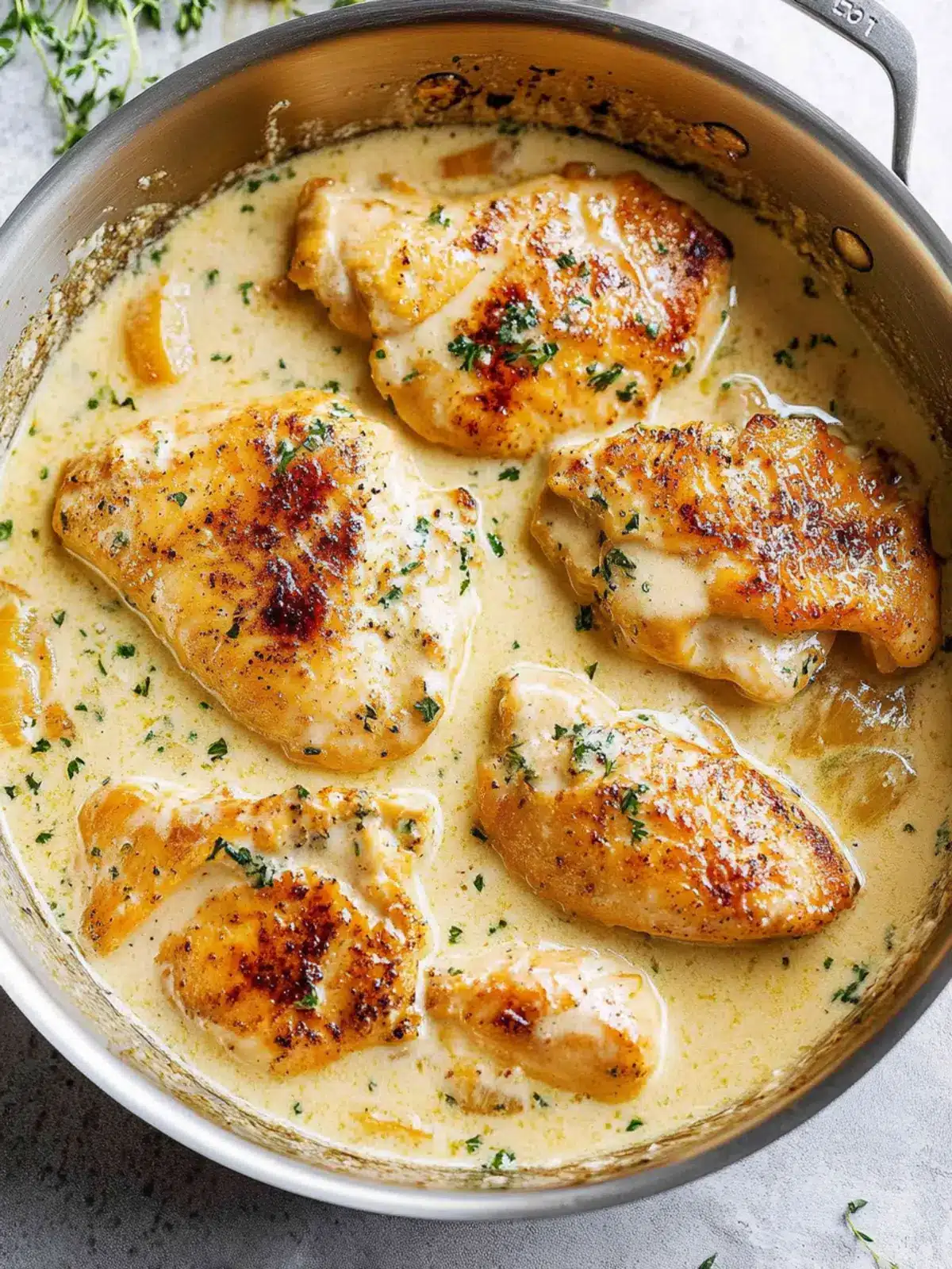 Creamy Garlic Chicken - A 30-Minute Savory Delight 3 Creamy Garlic Chicken