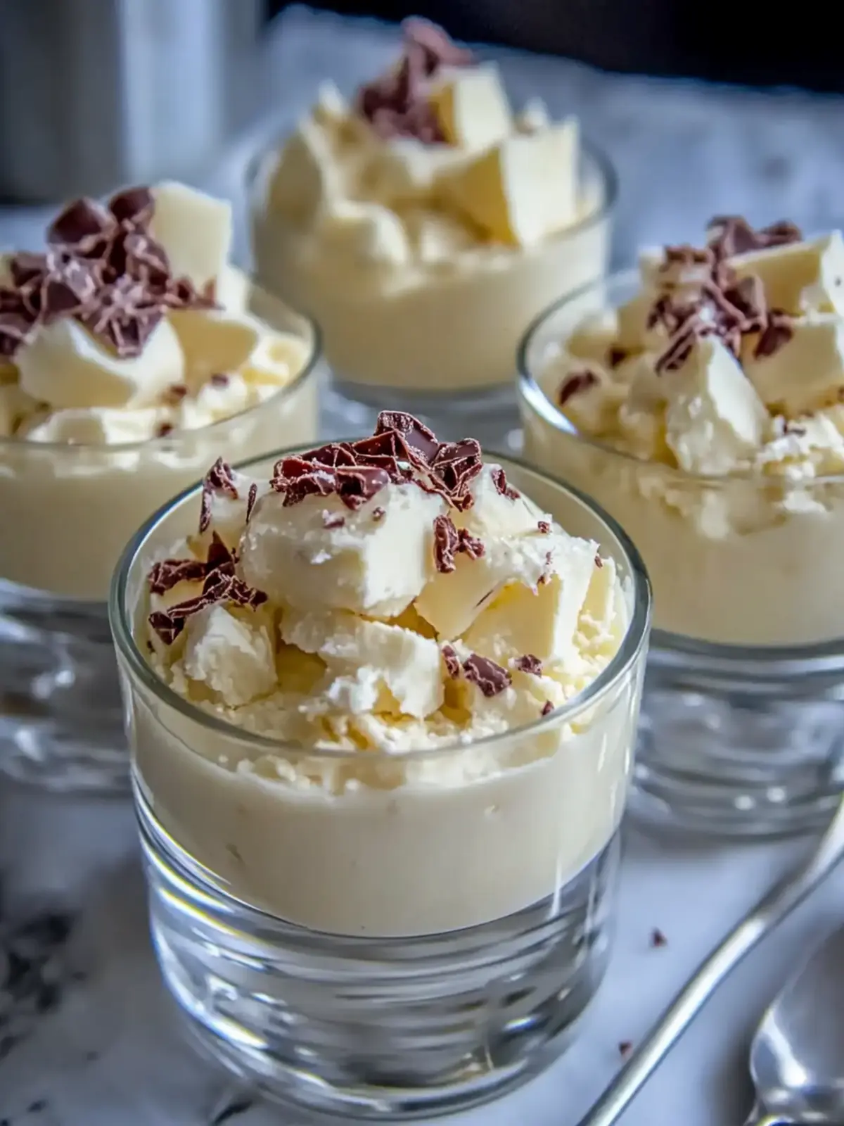 Indulge in Creamy White Chocolate Mousse: Decadent & Easy! 2 Creamy White Chocolate Mousse