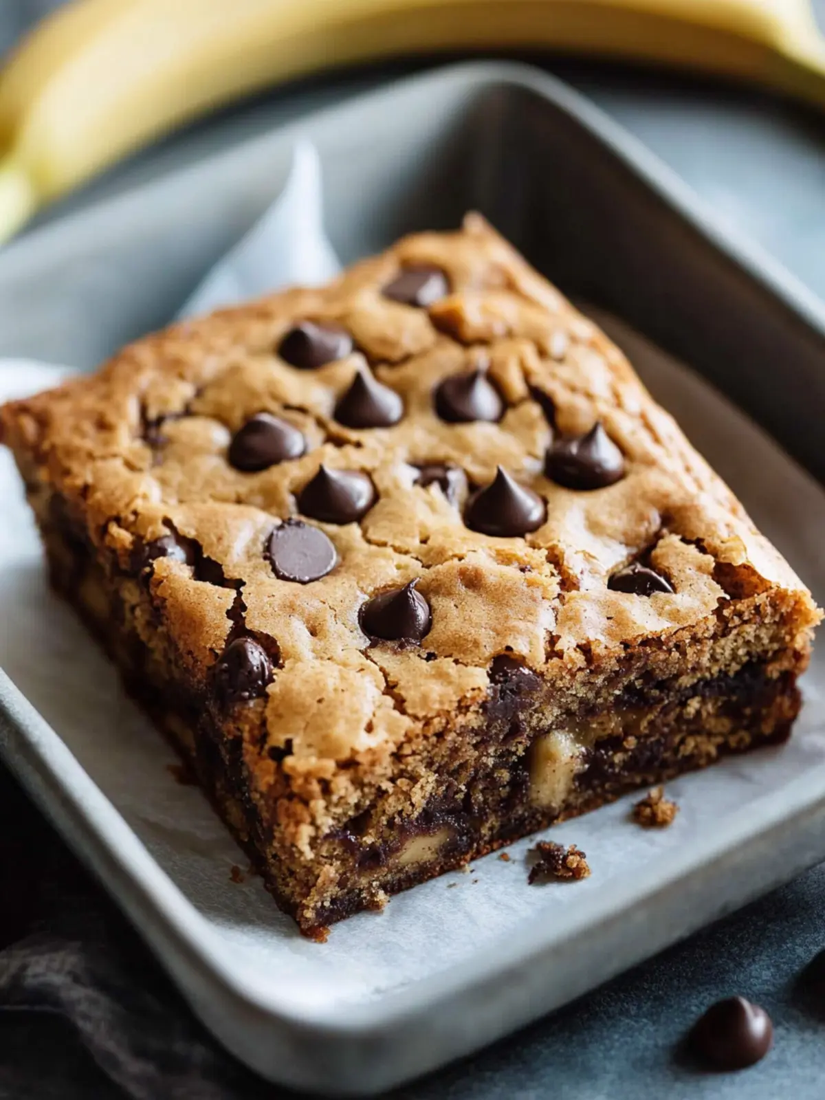 Moist Banana Bread Blondies for Quick Delightful Treats 4 Moist Banana Bread Blondies