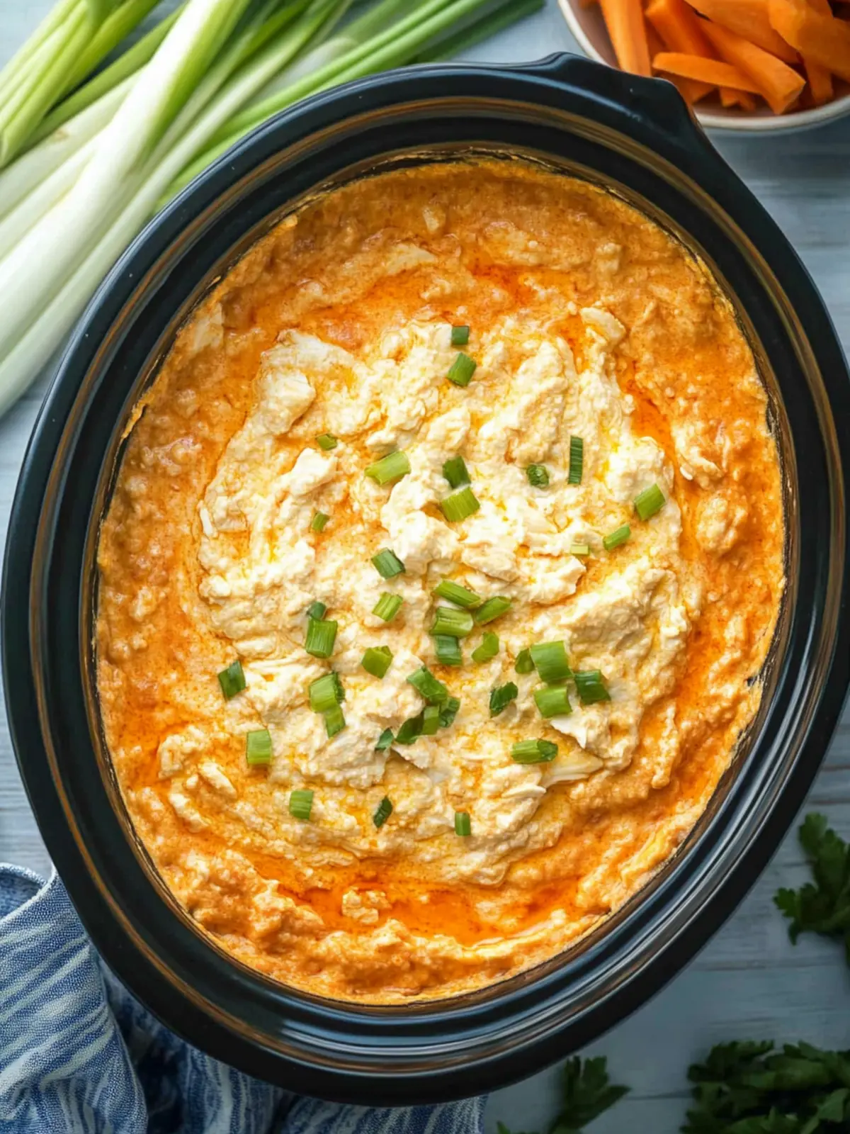Irresistible Crockpot Buffalo Chicken Dip for Easy Parties 2 Crockpot Buffalo Chicken Dip