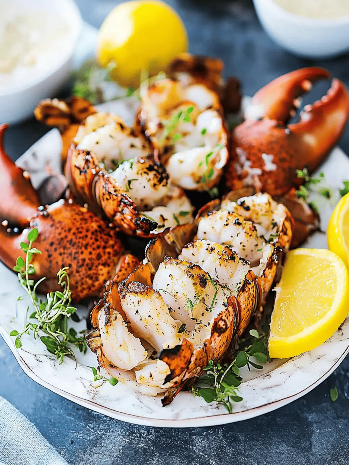 Grilled Lobster Tails with Herb Butter in Just 30 Minutes 2 Grilled Lobster Tails