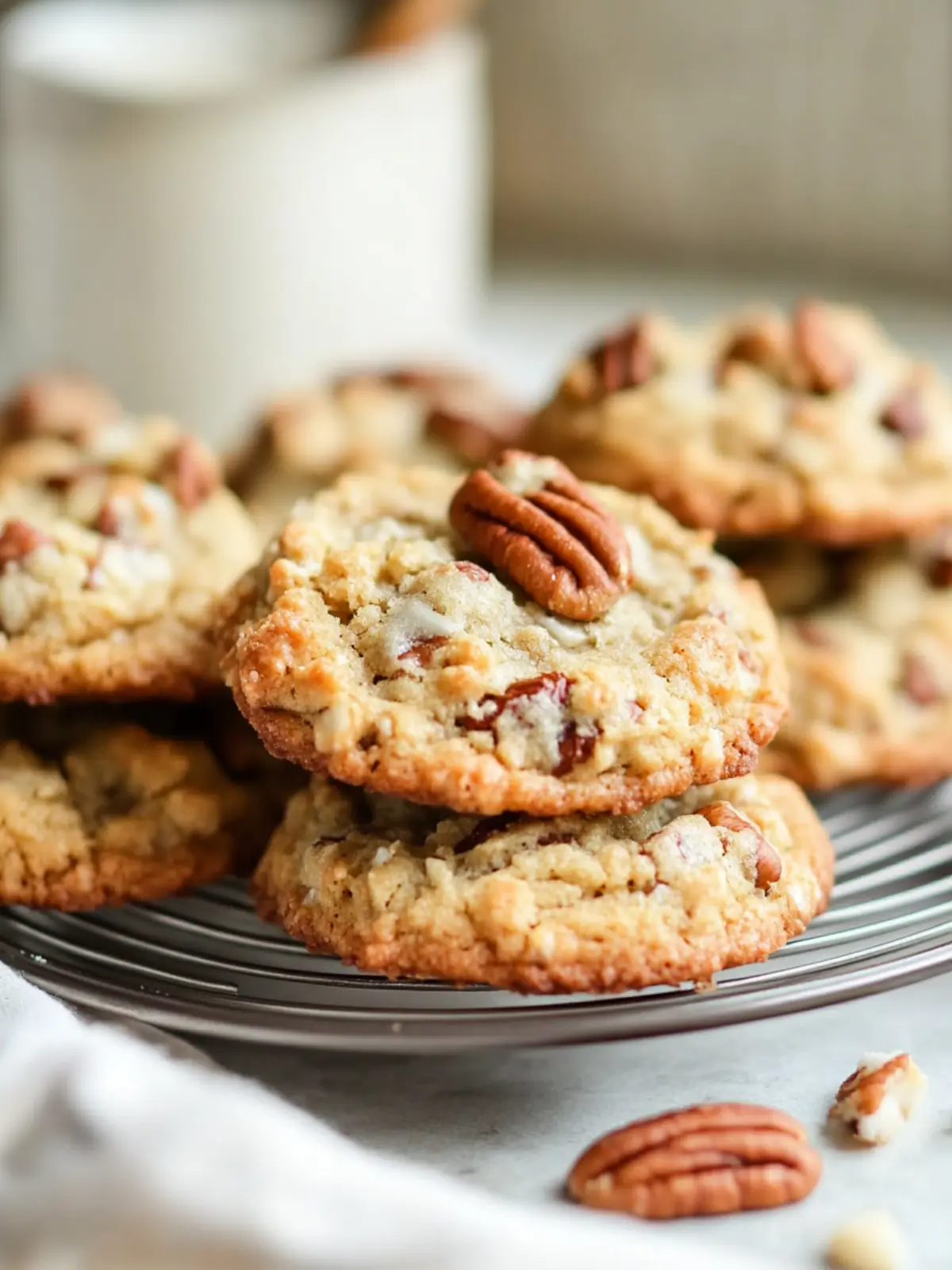 Irresistibly Soft Coconut Pecan Cookies in Just 20 Minutes 2 Coconut Pecan Cookies