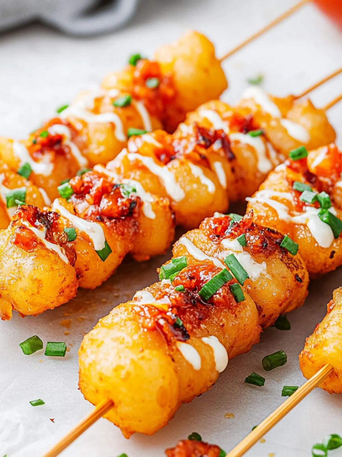 Irresistible Loaded Tater Tot Skewers for Your Next Party 3 Loaded Tater Tot Skewers