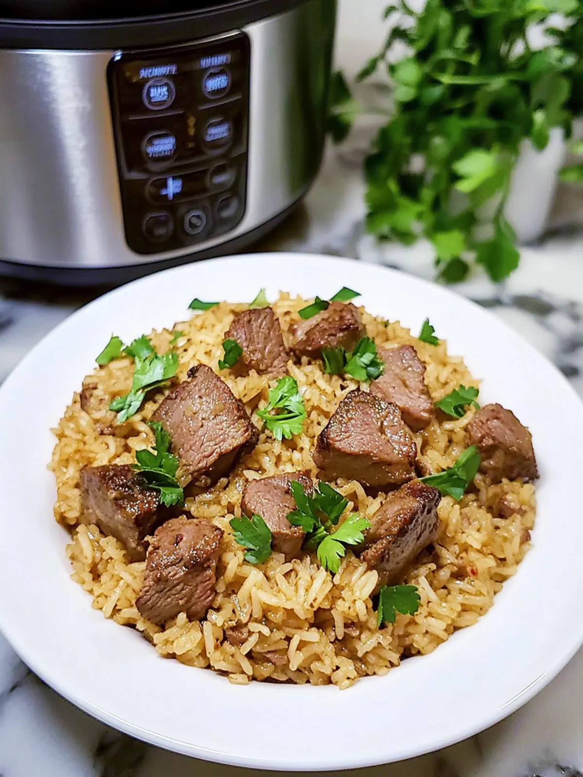Savory Instant Pot Lamb and Rice Plov for Effortless Comfort 4 Instant Pot Lamb and Rice