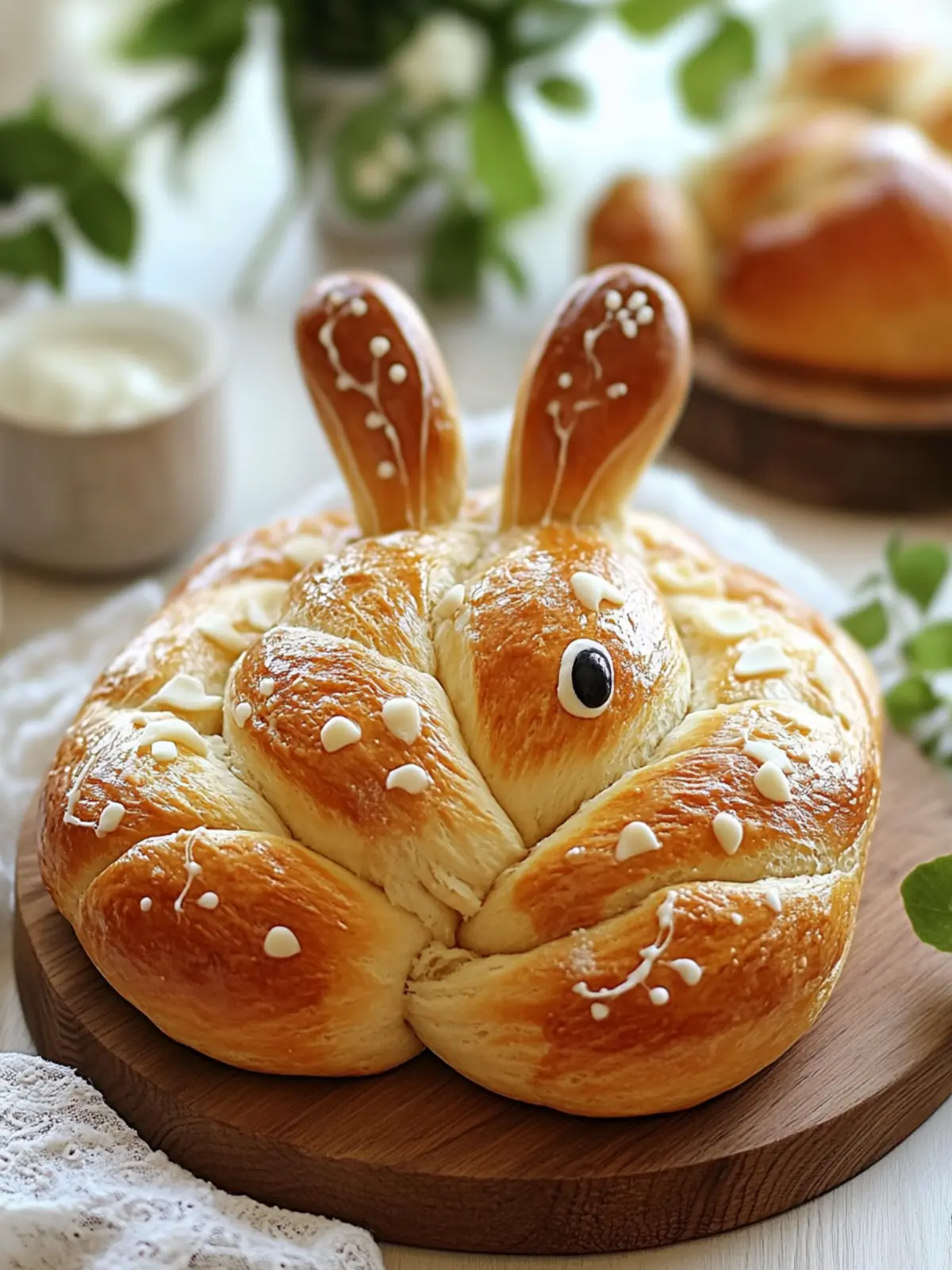 Delightful Greek Easter Bunny Bread for Your Holiday Table 4 Greek Easter Bunny Bread