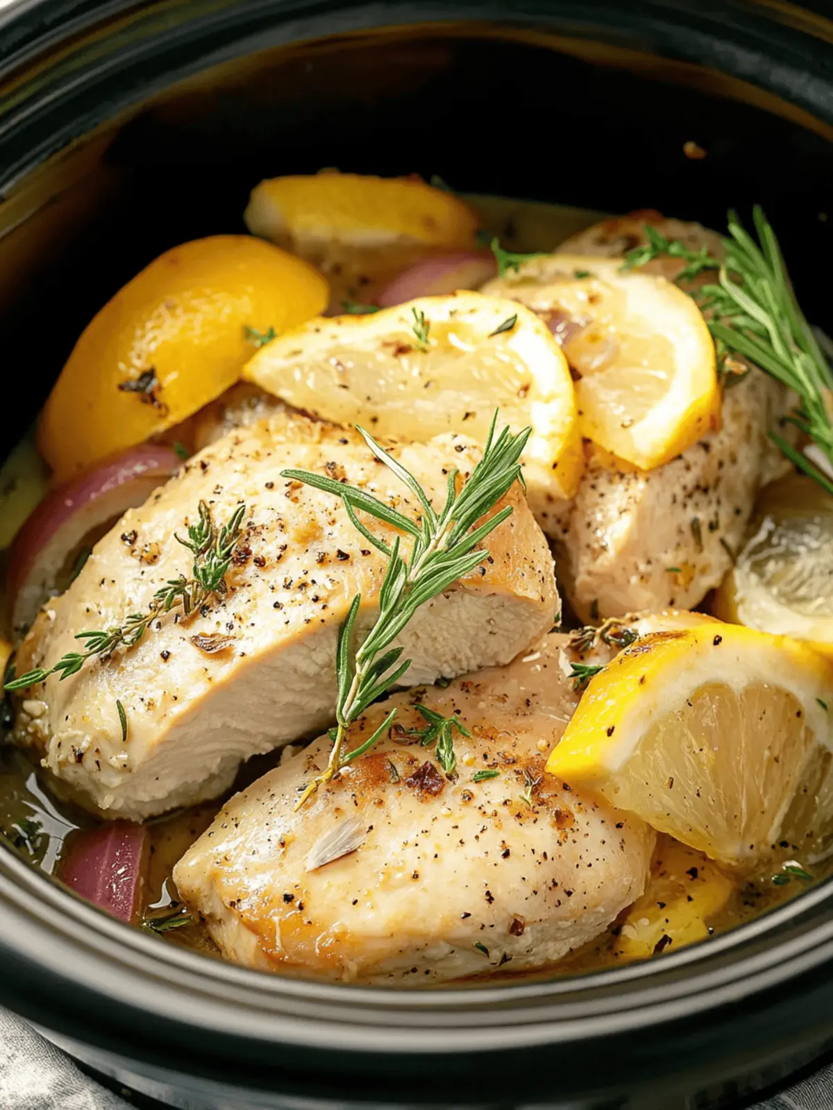 Savory Slow-Cooker Chicken Breast with Potatoes & Rosemary 3 Slow-Cooker Chicken Breast