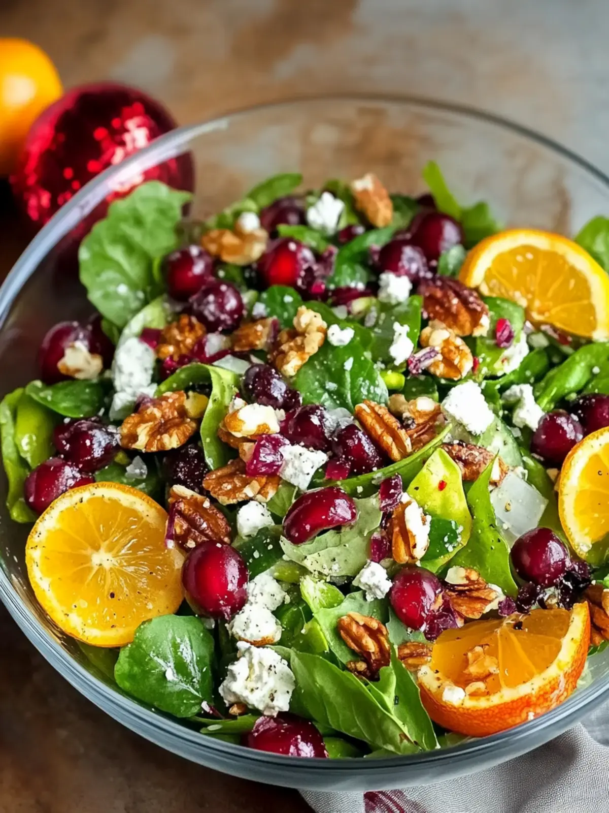 Delicious Christmas Salad with Citrus and Pomegranate Magic 4 Christmas Salad