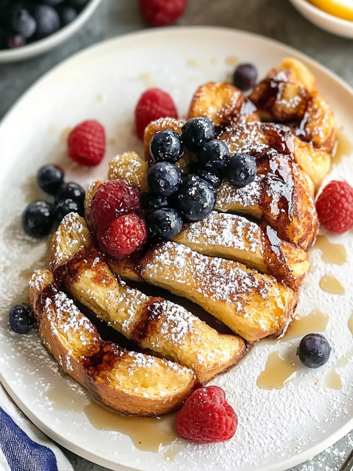 Delicious Hasselback French Toast with Blueberries to Impress 2 Hasselback French Toast
