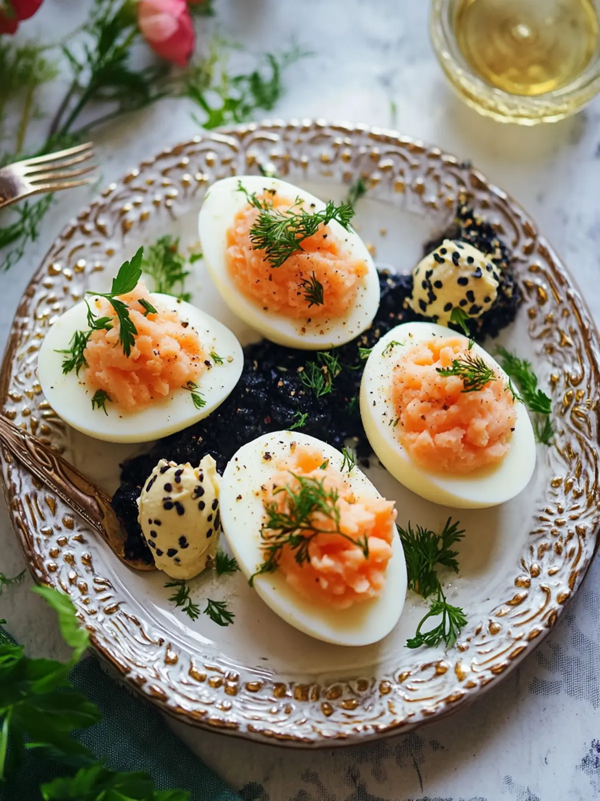 Eggs Royale Devilled Eggs: A Luxurious Twist on Tradition 3 Eggs Royale Devilled Eggs