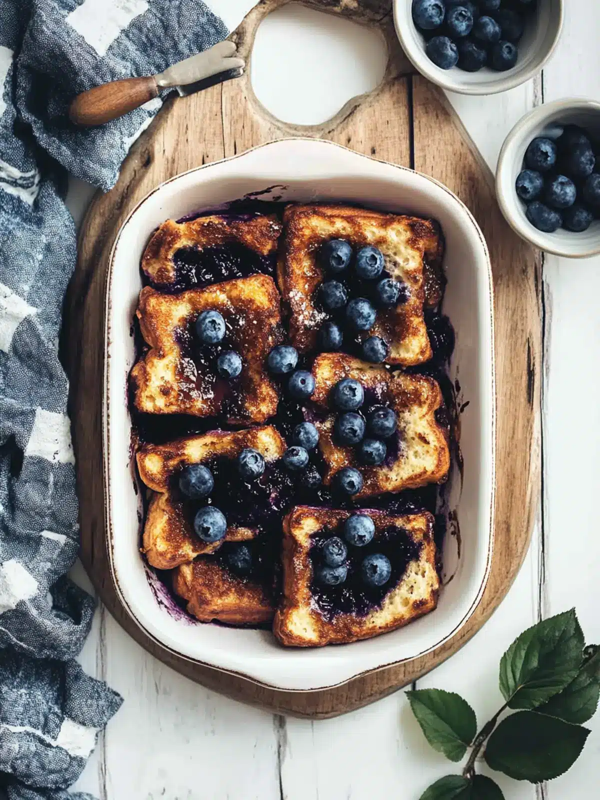 Blueberry French Toast Casserole for a Cozy Brunch Treat 3 Blueberry French Toast Casserole