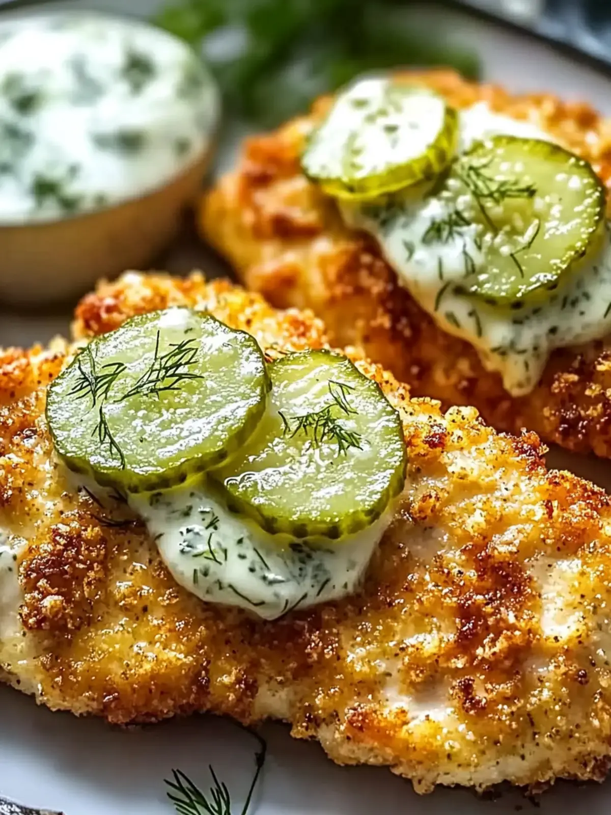 Crispy Dill Pickle Parmesan Chicken: Your New Favorite Dinner! 4 Crispy Dill Pickle Parmesan Chicken