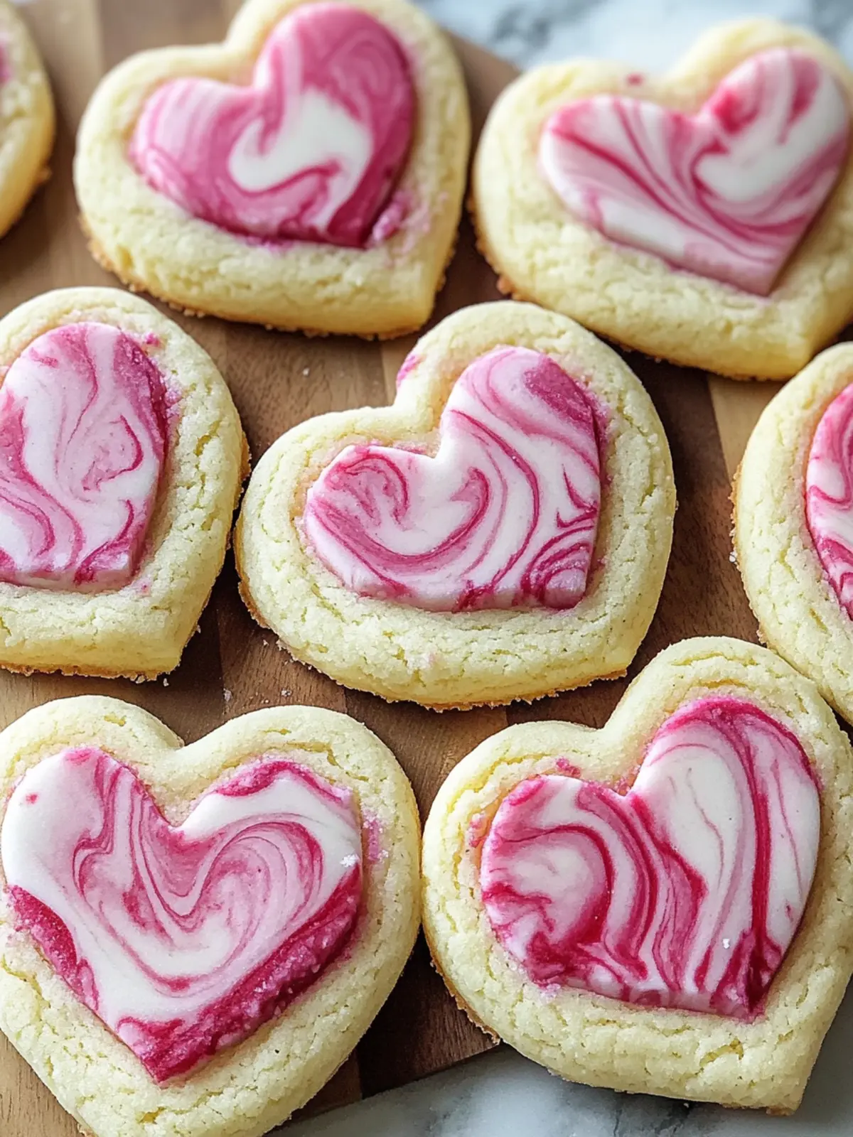 Marbled Valentine Sugar Cookies That Melt Hearts and Delight 4 Marbled Valentine Sugar Cookies