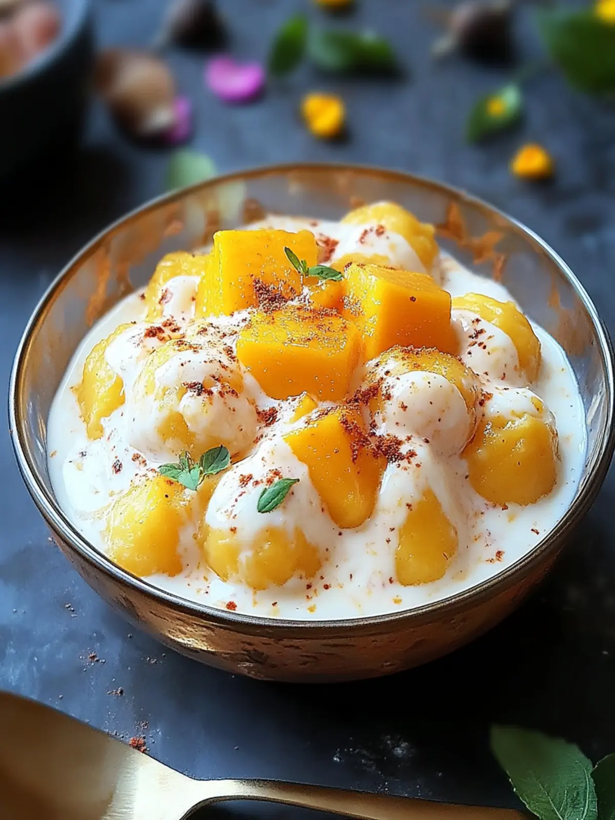 Shahi Mango Dahi Vada: A Tangy Twist to Summer Parties 2 Shahi Mango Dahi Vada