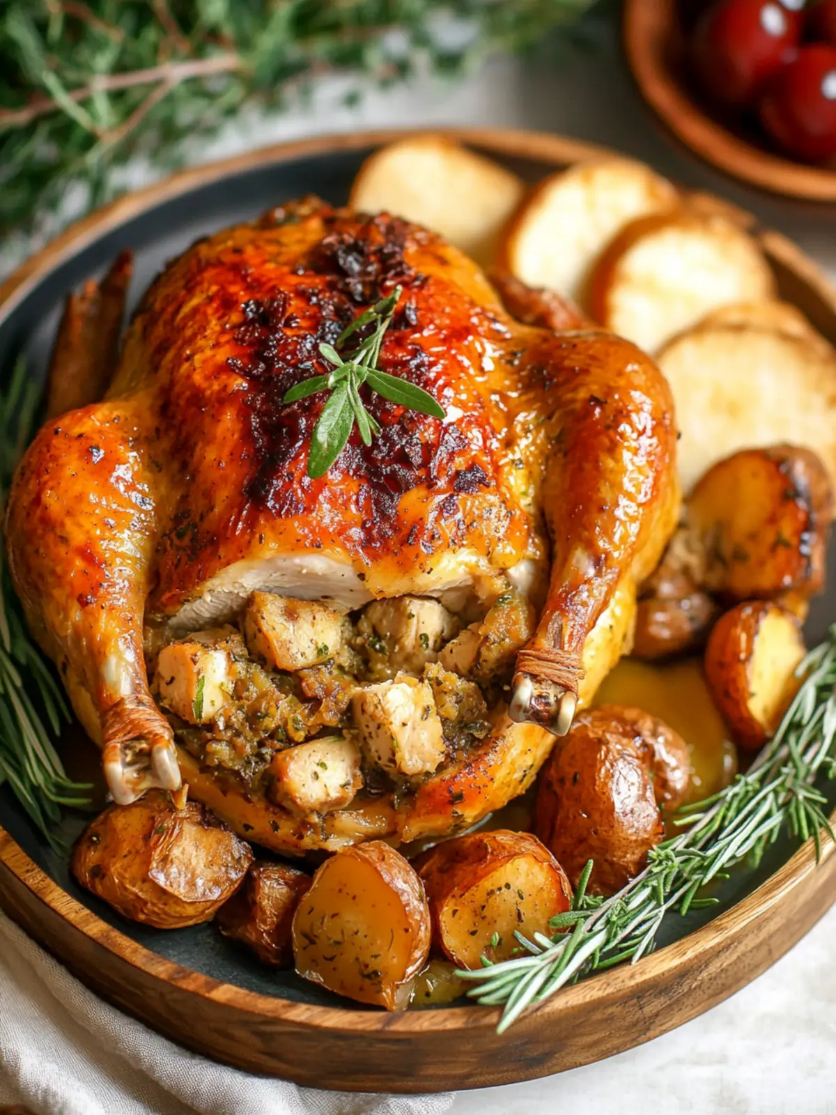 Savory Roasted Stuffed Whole Chicken for Memorable Dinners 2 Roasted Stuffed Whole Chicken