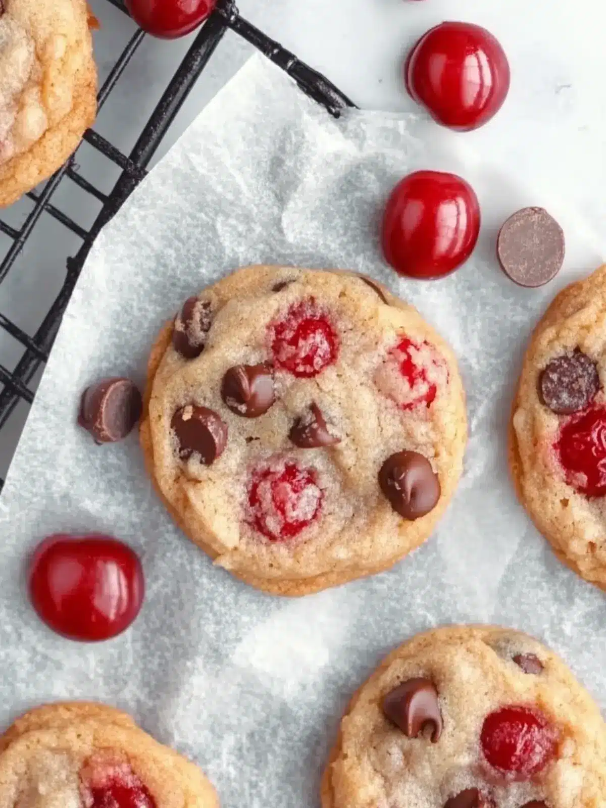 Irresistibly Soft Cherry Chocolate Chip Cookies Recipe 4 Cherry Chocolate Chip Cookies