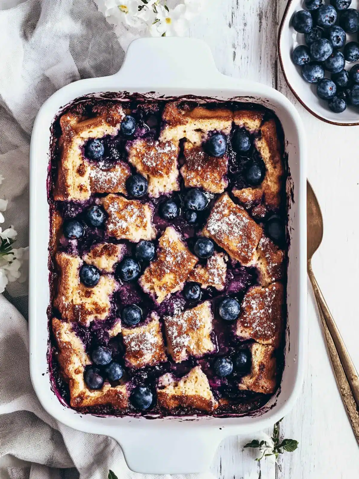 Blueberry French Toast Casserole for a Cozy Brunch Treat 4 Blueberry French Toast Casserole