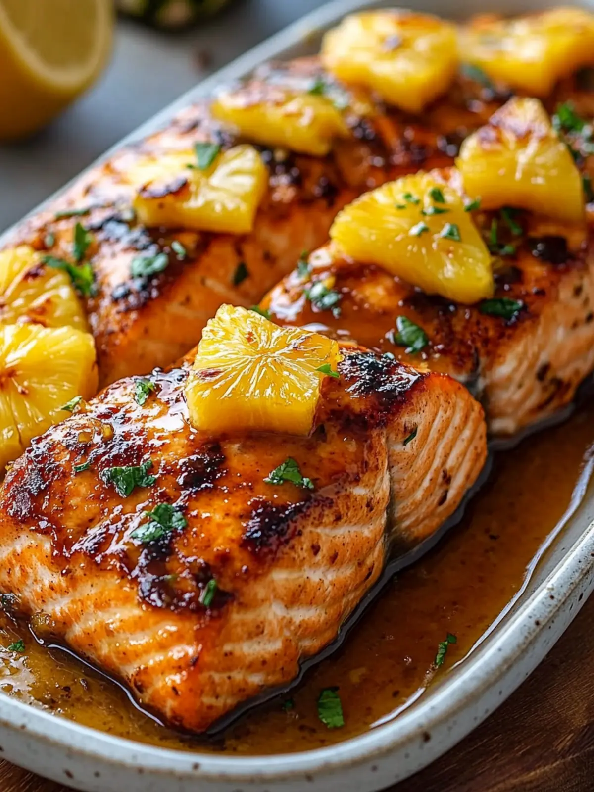 Pineapple Glazed Salmon: Easy, Juicy, and Restaurant-Quality 3 Pineapple Glazed Salmon