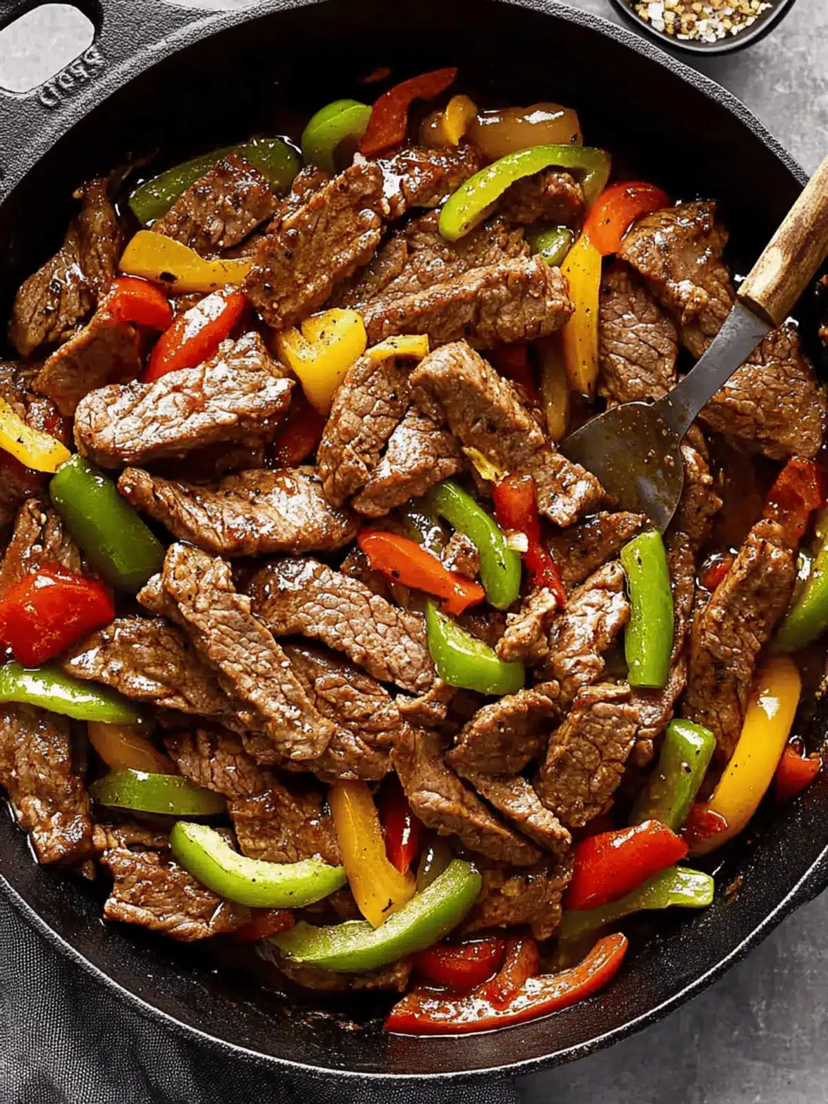 Savory Pepper Steak Stir-Fry Ready in Just 30 Minutes 4 Pepper Steak