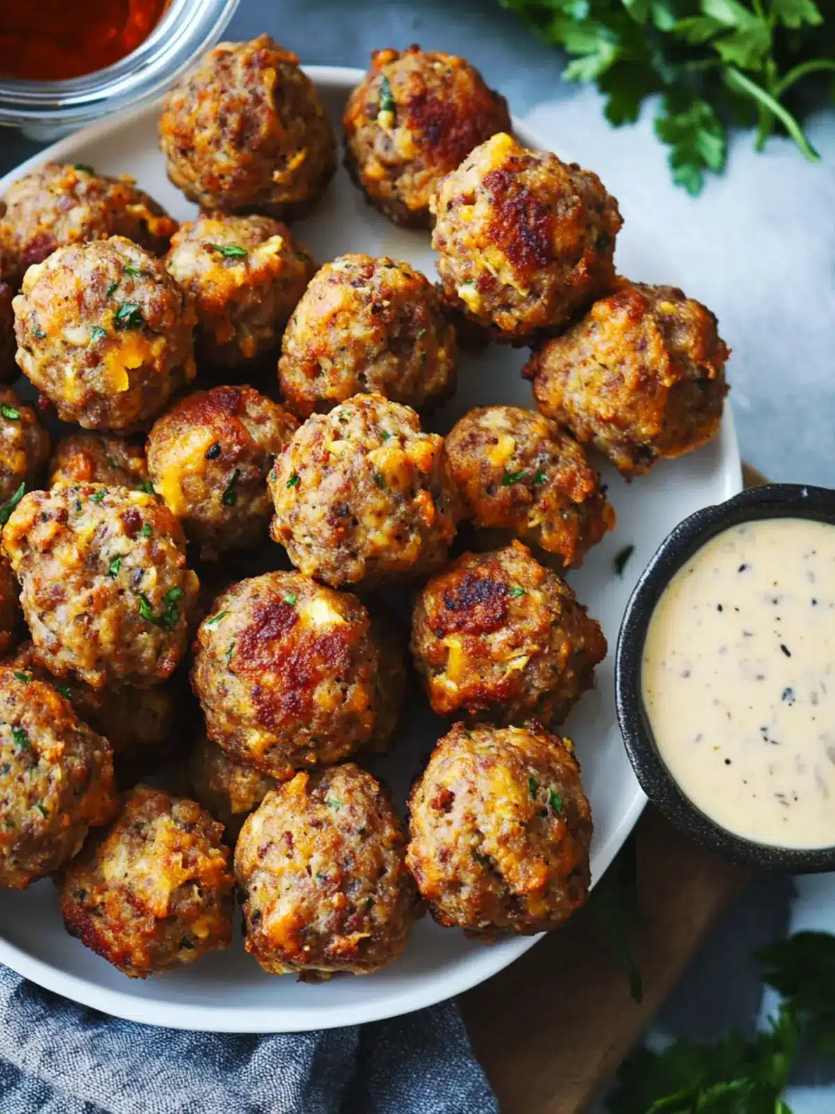 Savory Creole Sausage Balls for Your Ultimate Game Day Feast 3 Creole Sausage Balls