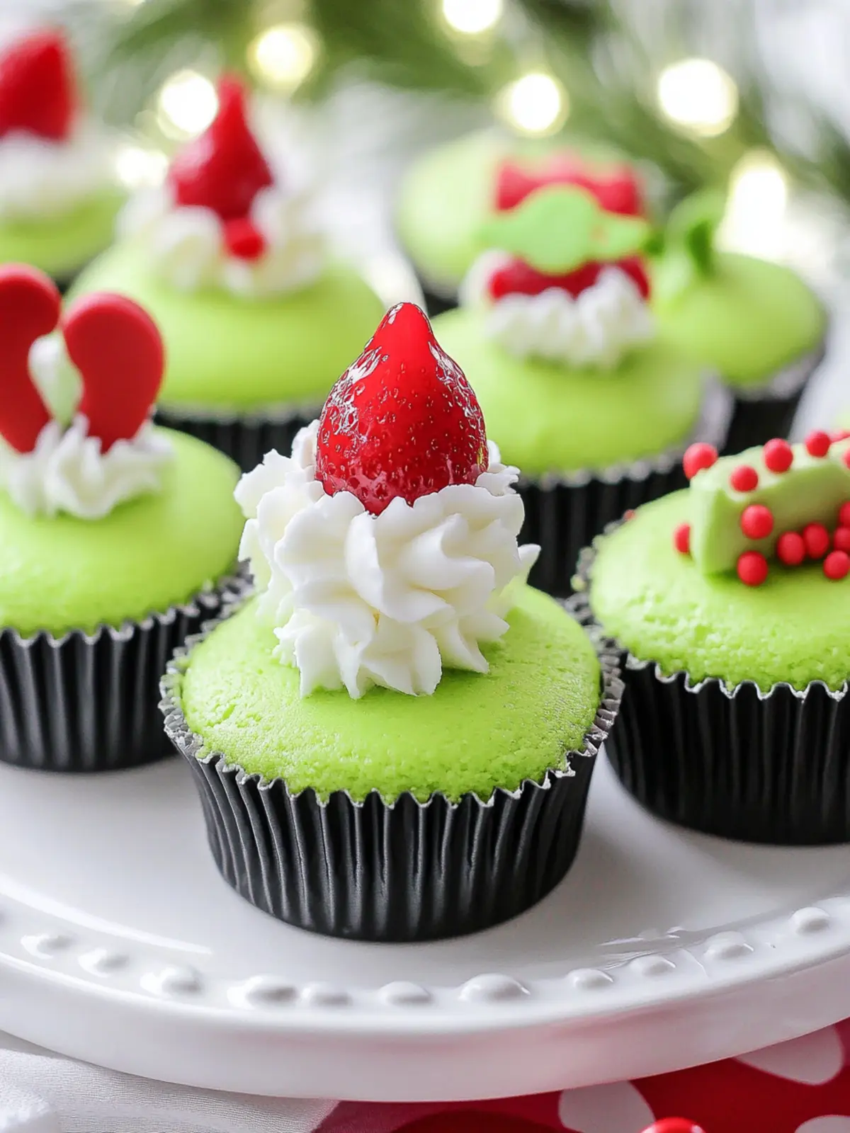 Festive Grinch Mini Cheesecakes for a Merry Holiday Treat 2 Grinch Mini Cheesecakes