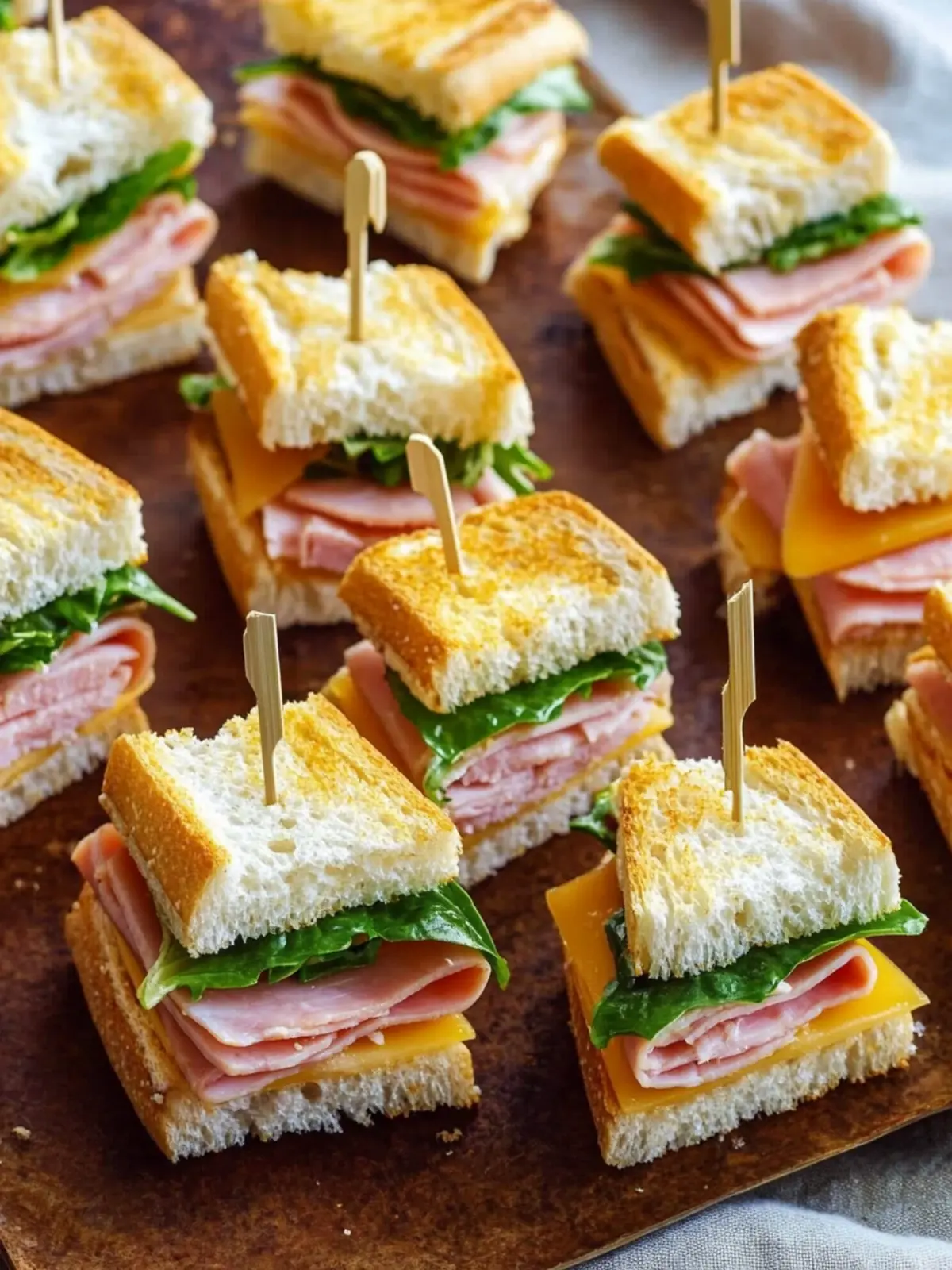 Irresistible Mini Ham Sandwiches Perfect for Your Next Party 2 Mini Ham Sandwiches!