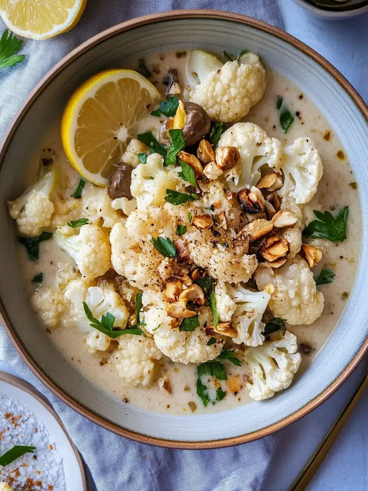Warm Up with Hearty Cauliflower Tahini Stew Delight 2 Cauliflower Tahini Stew