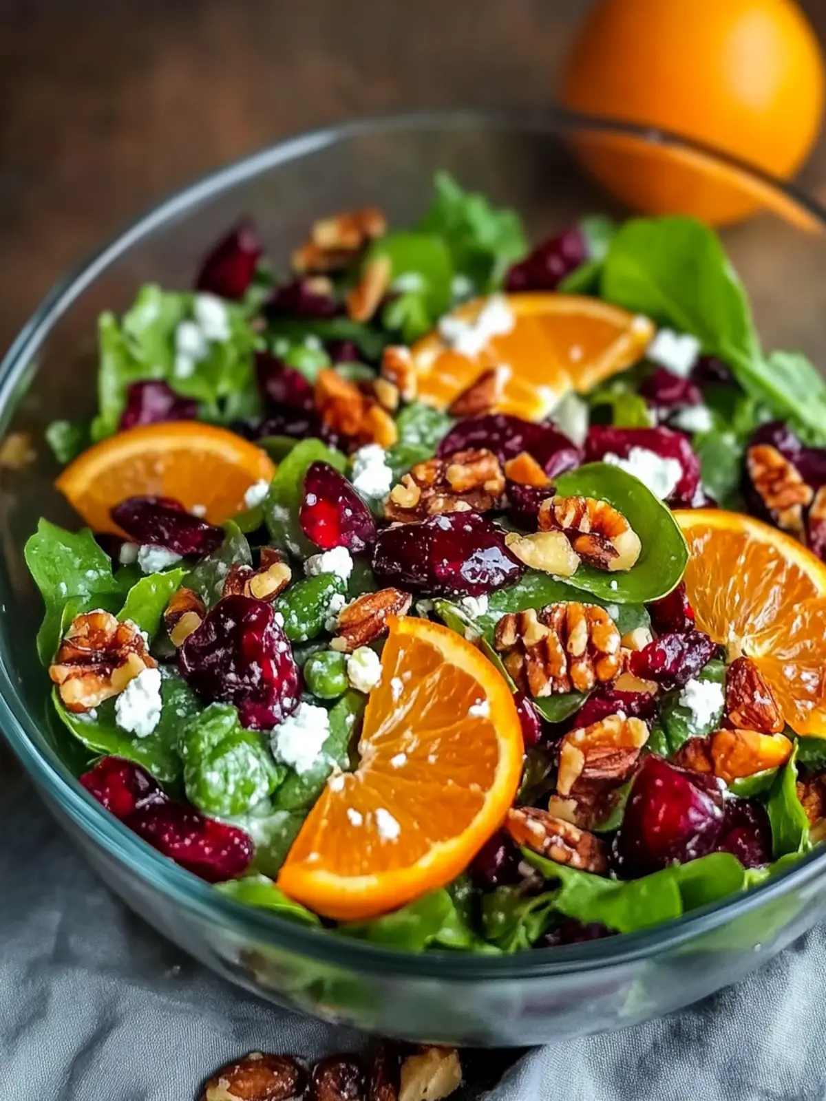 Delicious Christmas Salad with Citrus and Pomegranate Magic 3 Christmas Salad