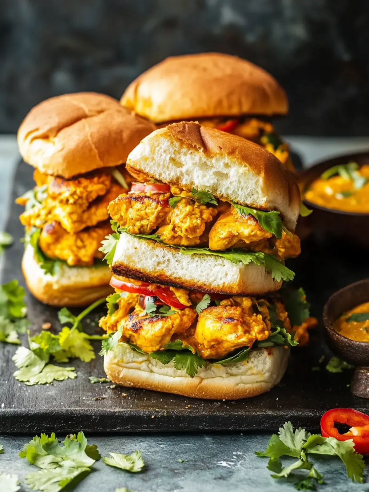 Savory Curried Chicken Sliders for Easy Homemade Comfort 4 Curried Chicken Sliders