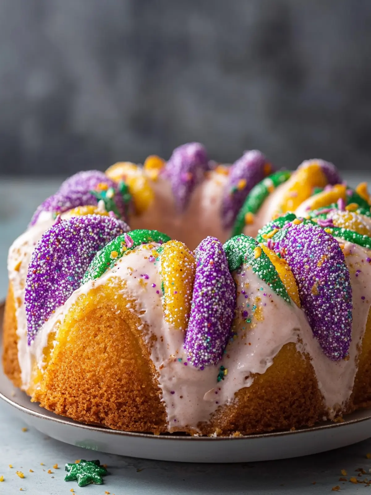 Cinnamon Swirl King Cake Bundt Cake for Your Mardi Gras Feast 4 Cinnamon Swirl King Cake Bundt Cake