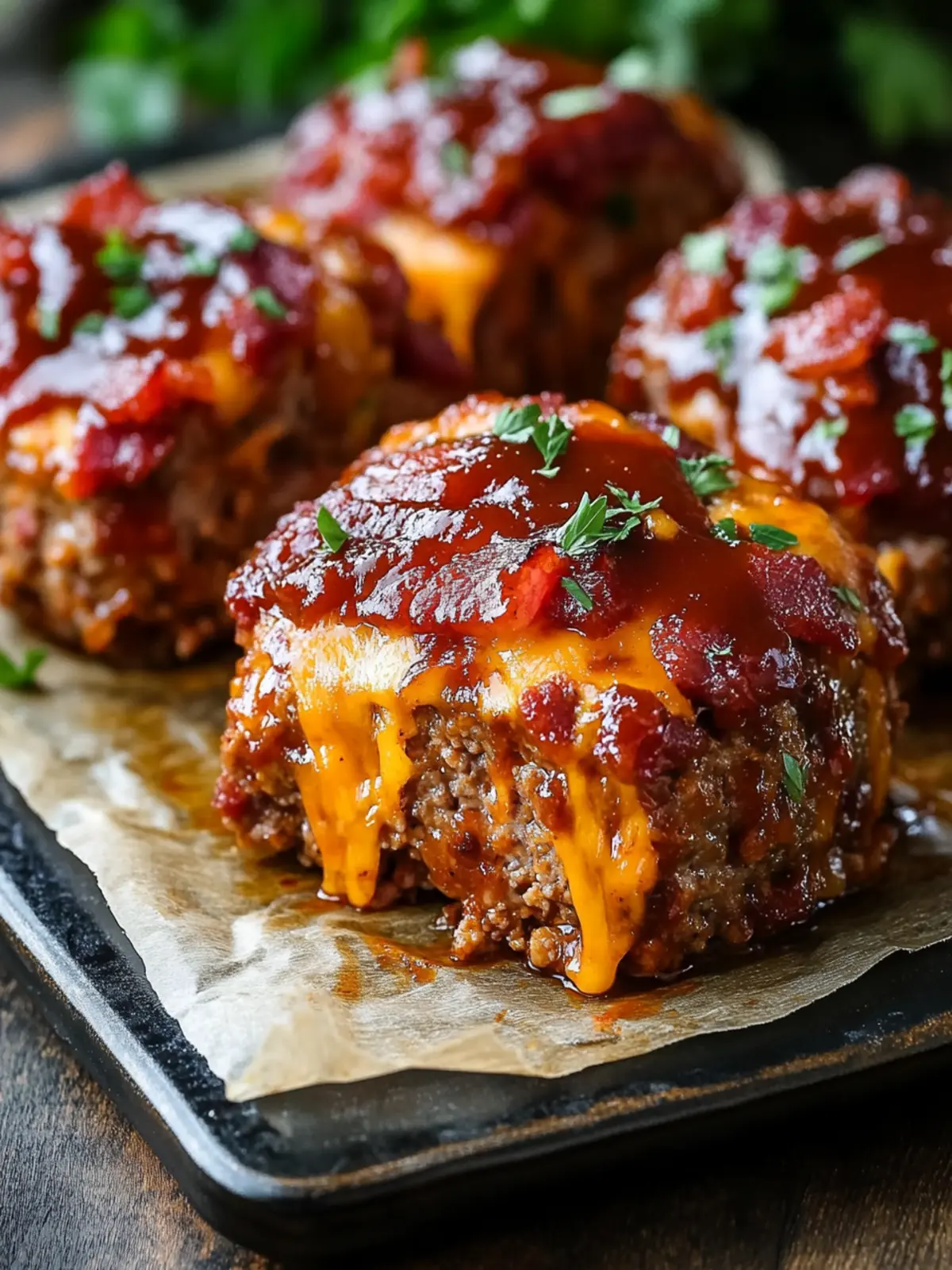 Mini BBQ Bacon Cheddar Meatloaf for a Cozy Family Feast 3 Mini BBQ Bacon Cheddar Meatloaf