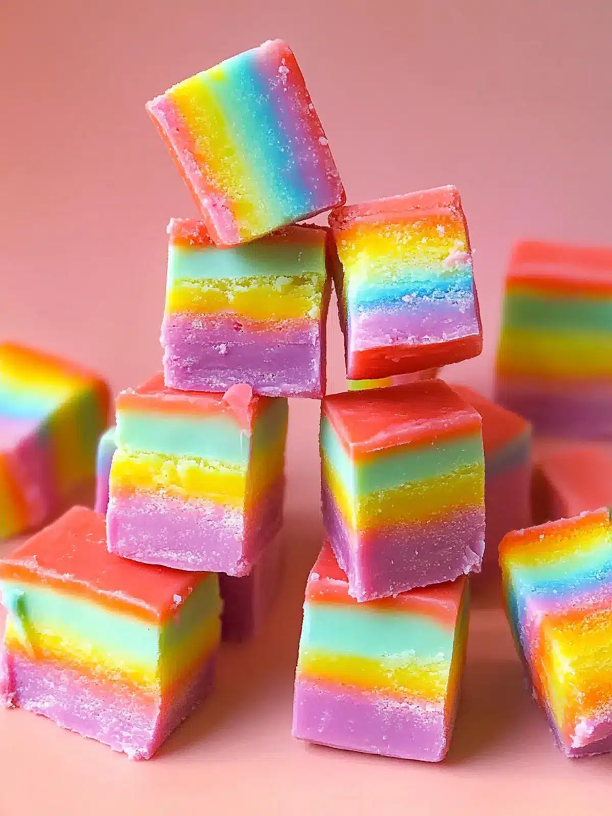 Rainbow Fudge Recipe: No-Bake Sweet Treat for Everyone 3 Rainbow Fudge