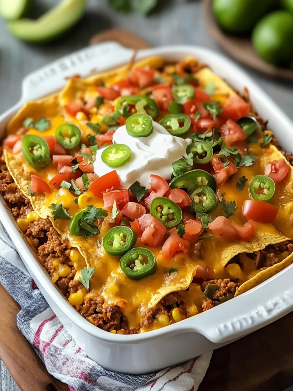 Savory Walking Taco Casserole: Quick Comfort Food Delight 3 Savory Walking Taco Casserole