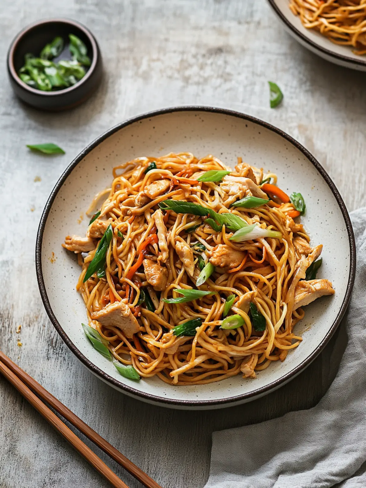 Savory One-Pot Chicken Chow Mein in Just 25 Minutes 4 Chicken Chow Mein