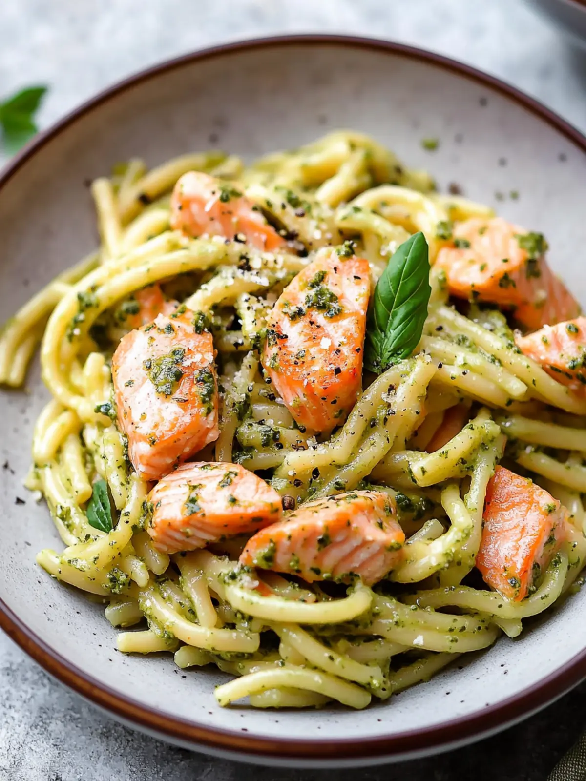 Creamy Salmon Pesto Pasta Ready in Just 30 Minutes 4 Salmon Pesto Pasta